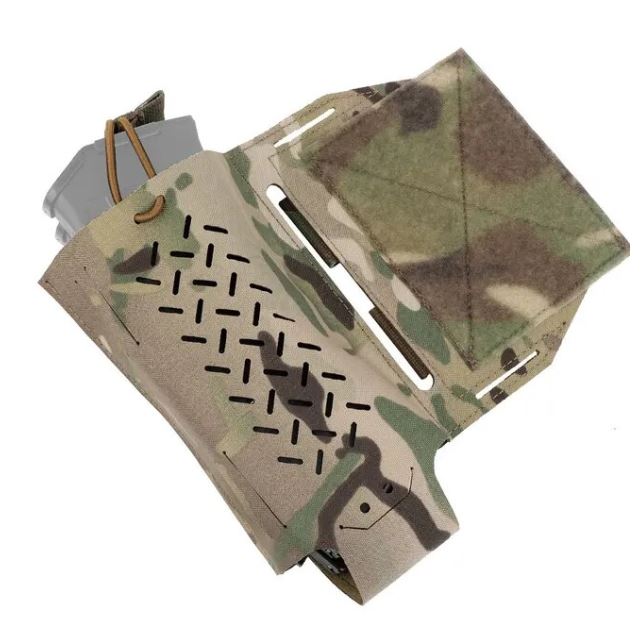 MK2 Tactical Expander Wing Pouch Military Radio Holder Wingman Pouch Magazine Storage Bungee Cord Micro Fight Chassis Chest Rig