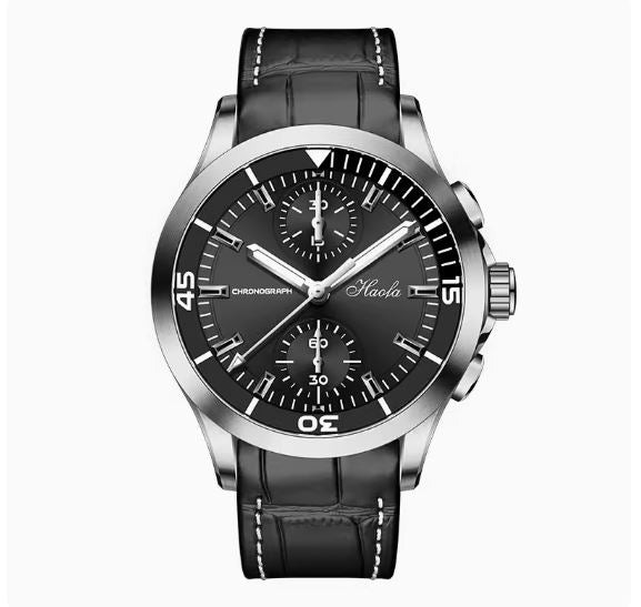 Haofa 2022 new fully automatic mechanical watch men's chronograph trendy fashion waterproof watch men's genuine