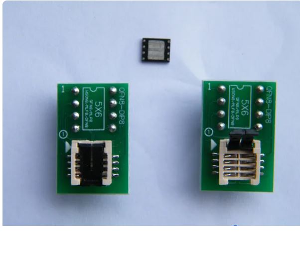 QFN8 /WSON8/MLF8/MLP8/DFN8 TO DIP8 universal two-in-one socket/adapter for both 6*5MM and 8*6MM chips