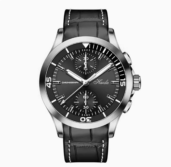 Haofa 2022 new fully automatic mechanical watch men's chronograph trendy fashion waterproof watch men's genuine