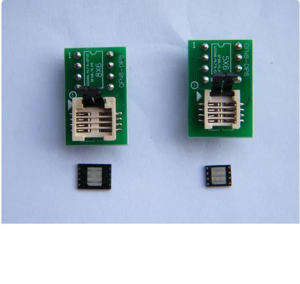 QFN8 /WSON8/MLF8/MLP8/DFN8 TO DIP8 universal two-in-one socket/adapter for both 6*5MM and 8*6MM chips