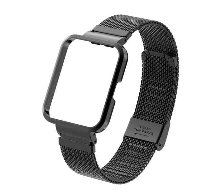 SinHGeY For Redmi Watch 2 Lite Strap Metal stainless steel mesh Replacement Wristband