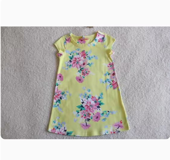 British single girls summer cotton dress