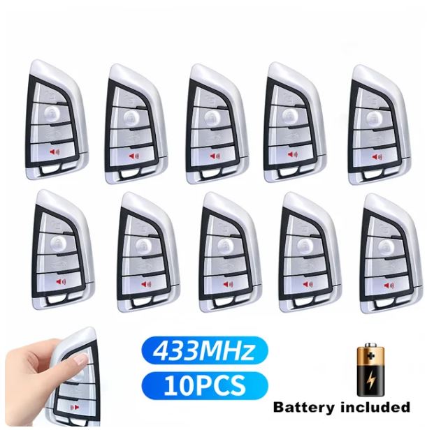 10/5PCS 433MHz Copy Remote Control Wireless RF Electric Garage Door Opener Transmitter Duplicator Clone Cloning Code Controller