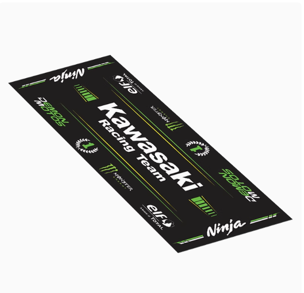 Suitable for Kawasaki Kawasaki motorcycle carpet floor mat motorcycle parking display blanket modified protective blanket mat