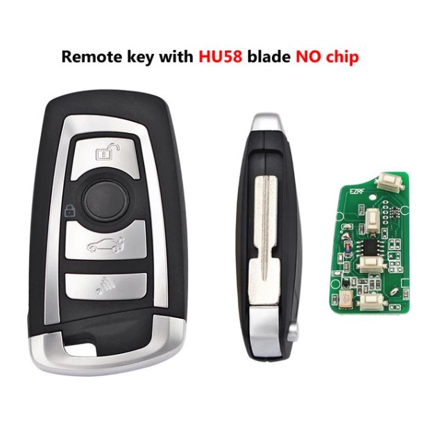 3 Button Remote Key Flip 315MHZ 433MHZ ID44/PCF7935 Chip for BMW EWS 325 330 318 525 530 540 E38 E39 E46 M5 X3 X5 HU92/HU58