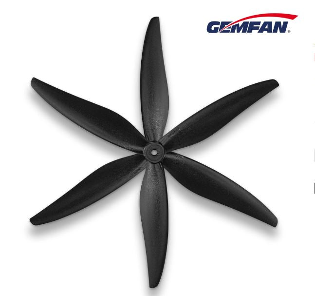 2/4/6 Paris Gemfan 8040 3 Blade Propeller Black Smooth Fast Response Powerful For FPV Racing Drone