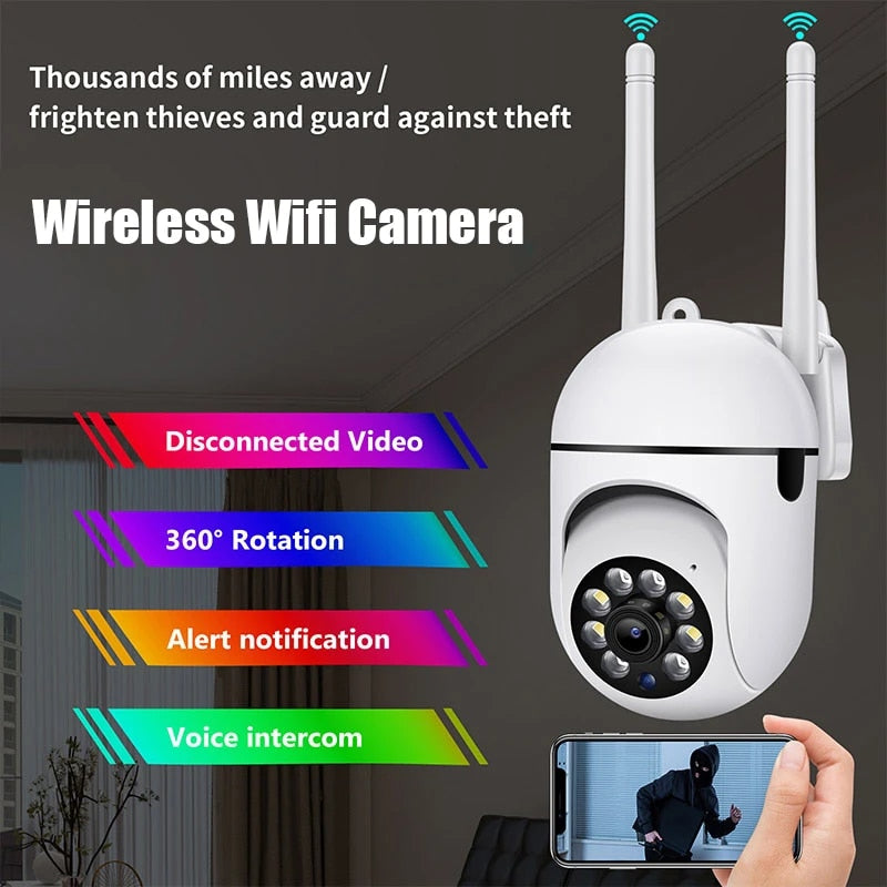 1080P Security Camera WIFI Outdoor PTZ Speed Wireless IP Camera CCTV 4X Digital Zoom Audio Network Surveillance 1MP CAM