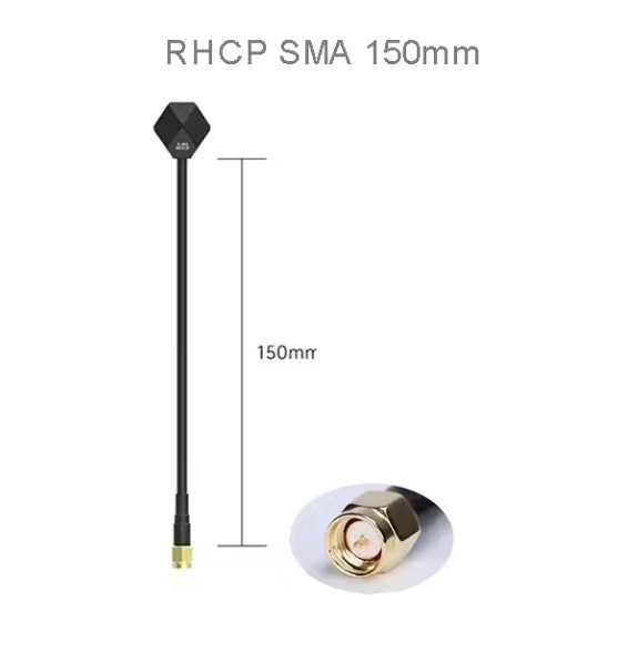 IFlight Albatross V2 SMA 5.8GHz 2.4dBi Antenna LHCP RP SMA / RHCP SMA 60MM/100MM/150MM for FPV Racing Drone part