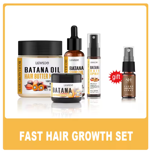 Batana Oil Africa Women Traction Alopecia Treatment Batana Hair Spray 100% Natural Hair Regrowth Hair Loss Crazy Fast Growth Oil