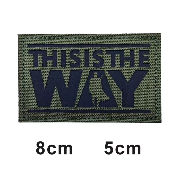 This is how WAY full helmet embroidered armband badge military stripes fastener hook and loop patch