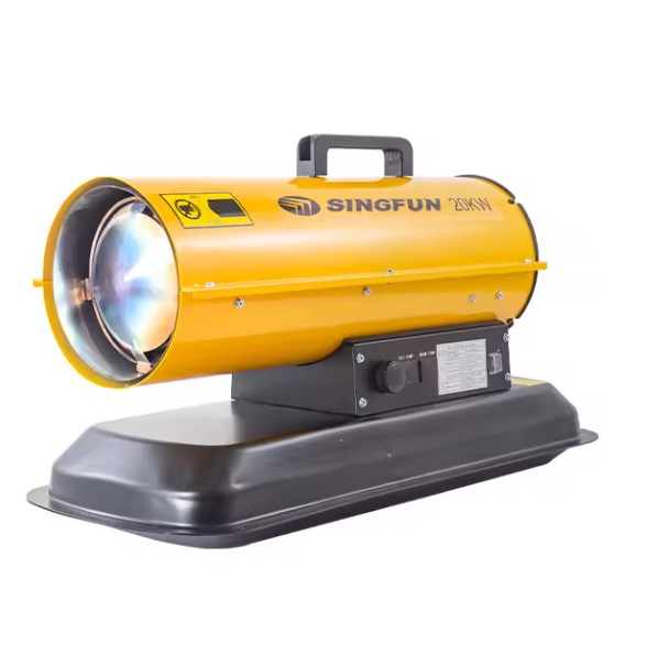 20KW Low Noise Overheat Protection Industrial Diesel Air Fan Heater For Workshop Poultry Farming