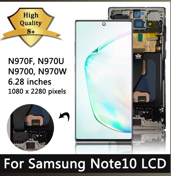 TFT Quality New Display For Samsung Note10 Display Touch Screen Digitizer For Samsung Note 10 N970 N970F N970FDS N9700 LCD