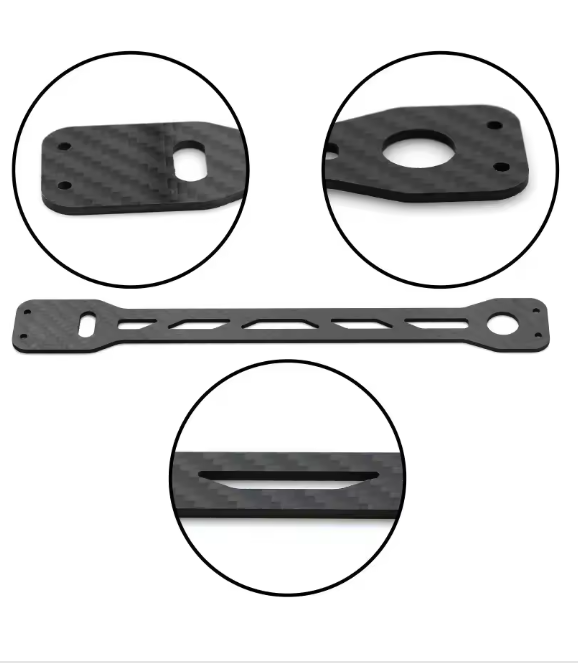 Carbon Fiber Second Floor Board Plate for Tamiya TT02 TT02B TT-02 TT-02B 1/10 RC Car Upgrade Parts Accessories