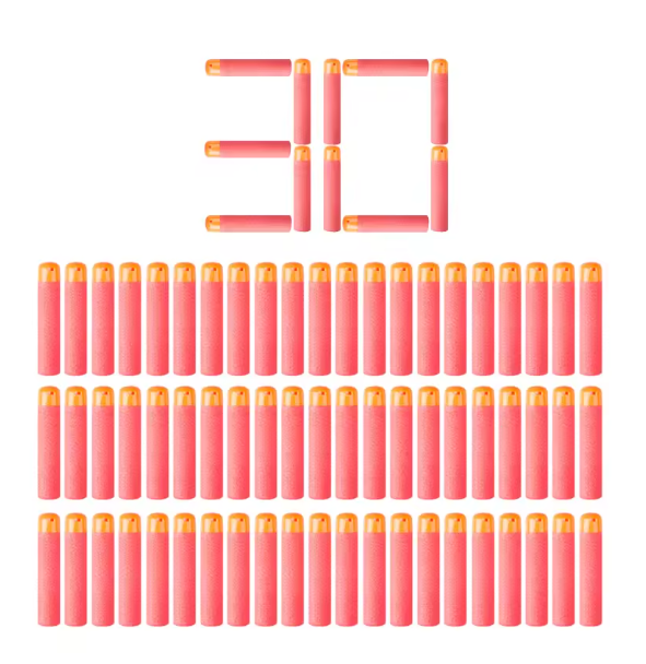 6/30/54/60pcs Mega for Nerf Sniper Rifle Darts Bullets Mega Foam Refill Darts Big Hole Head Bullets for Nerf Mega Kid Toy Gift