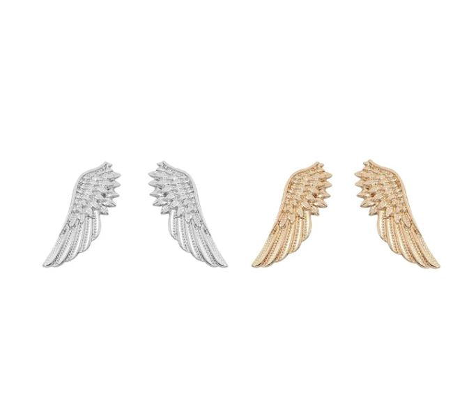 Fashion Punk Style Alloy Wings Brooch Collar Needle Personality Men And Women Wing Badge Collar Needle Party Jewelry Gift