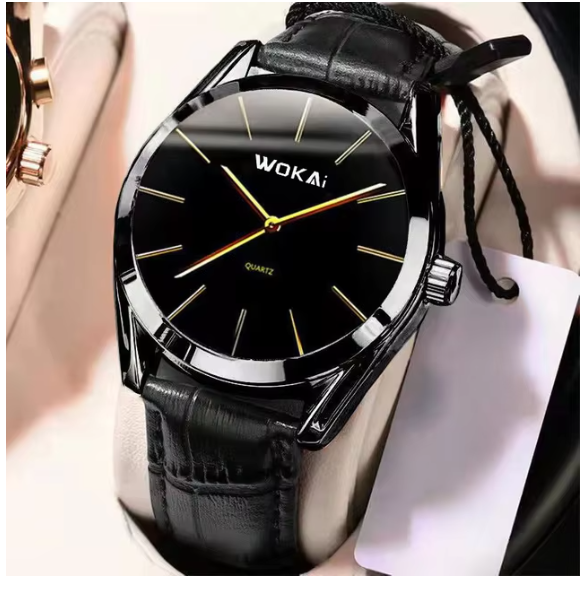 2025 New Fashion Business Watch Men's Watches Casual Leather Band Quartz Wristwatches Men Relogio Masculino Montre Homme