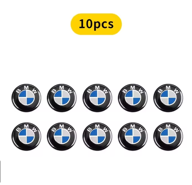 11/14mm Car Remote Key Emblem Badge Radio button Sticker For BMW M Performance E46 E47 E49 F30 F80 E36 E46 E93 E92 F34 F31 Z4 X7