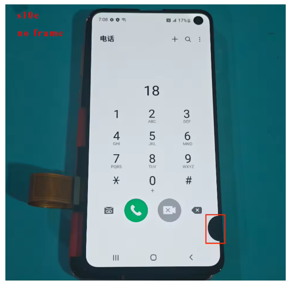 5.8" SUPER defect amoled withscratches without frame For Samsung S10e G970 G970F G970U G970W LCD Display Touch Digitizer Assemby