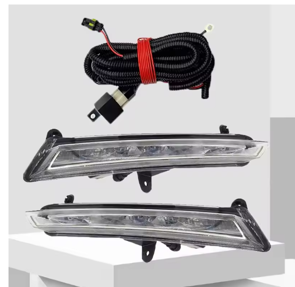 For Chery Arrizo 5 / 7 Side Front Bumper Fog Light Foglight Fog Lamp Foglamp DRL Day Running Lamp Headlamp Car Accessories Wire