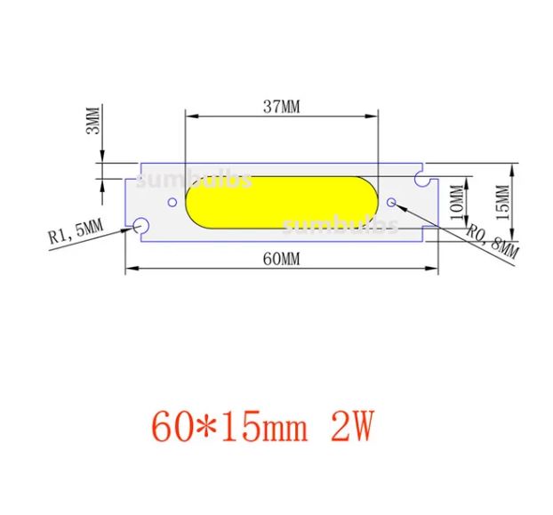 DC 12V All Size 2-200W COB LED Bulb Strip Panel Module Chip Diode Bar Round Shape Lamp for DIY Desk Car Fashion Lighting Fixture