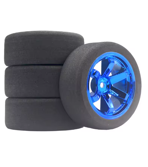 1/10 flat car sponge tire RC tire professional racing HSP 94123 Sakura D4 Tiangong TT02 flat car 6 degrees hub