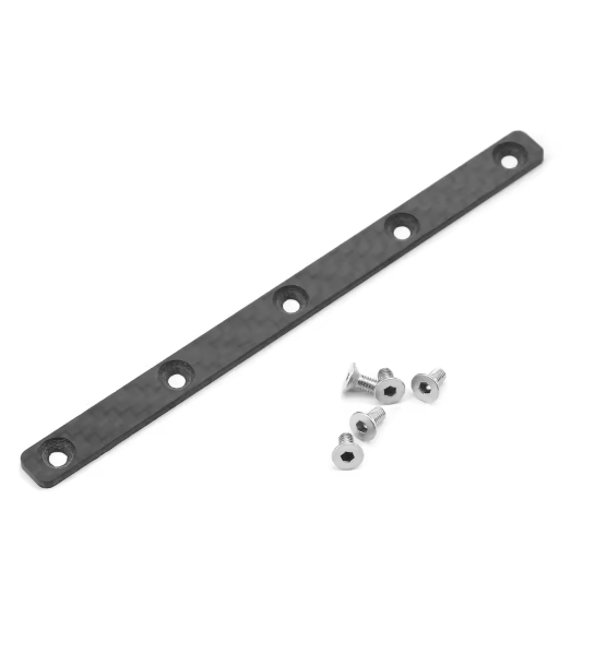 Carbon Fiber Chassis Reinforcing Plate for Tamiya TT02 TT-02 1/10 RC Car Upgrade Parts Accessories