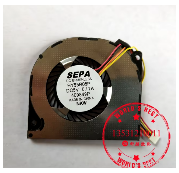 New CPU Cooler Fan For Fujitsu Stylistic Q775 Q704 Q704PV 12.5" Tablet TY55A05P 0.22A HY55R05P 5V 0.17A 502045P C-320C Radiator