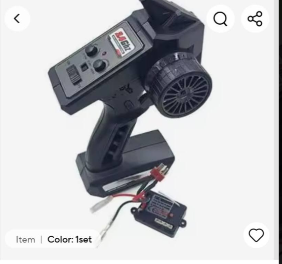 JJRC Q117 RC Car Parts Motor ESC Remote Control Shock Absorber Transmission Shaft Servo Differential