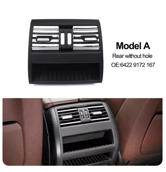 Upgraded Rear Fresh Air Conditioing AC Vent Grille Panel Cover For BMW 5 Series F10 F11 F18 64229172167 64229158312