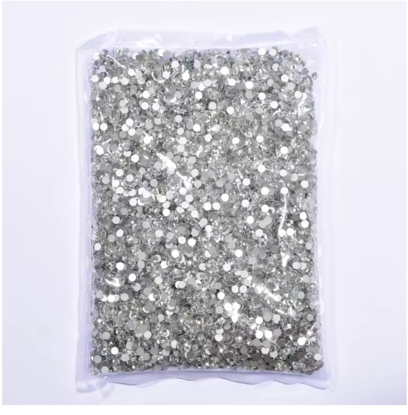 Bulk Wholesale Glitter Non Hotfix Rhinestones Nails Crystals стразы Nail Accessories for uñas 네일 Nail Charms Dress Nail Art