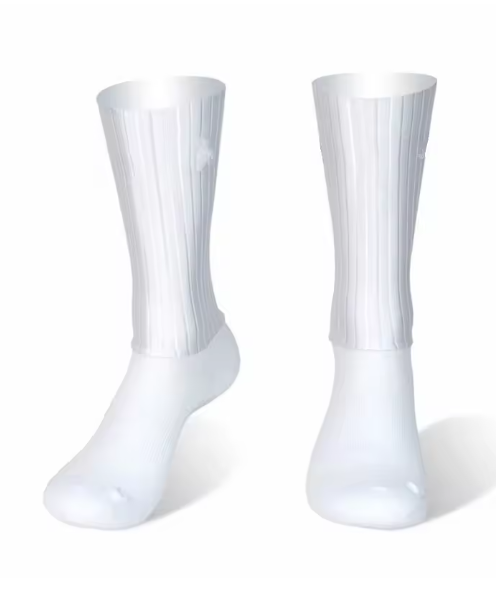 Socks Aero Anti Slip Silicone Summer Whiteline Cycling Socks Men Bicycle Sport Running Bike Socks Calcetines Ciclismo