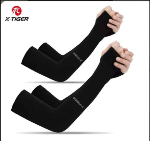 X-TIGER Cycling Arm Sleeves Ice Fabric Anti-UV Sunscreen Running Cycling Sleeve Outdoor Sport Cycling Arm Warmers Men Women