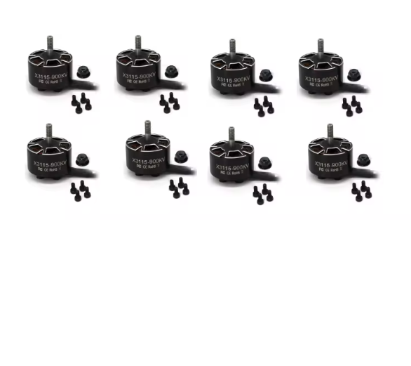 4/8 pcs X3115 3115 900KV FPV Brushless Motor 6S Lipo 5mm Output Shaft For RC 9~10inch Propeller Multi-axis Traversing Drones