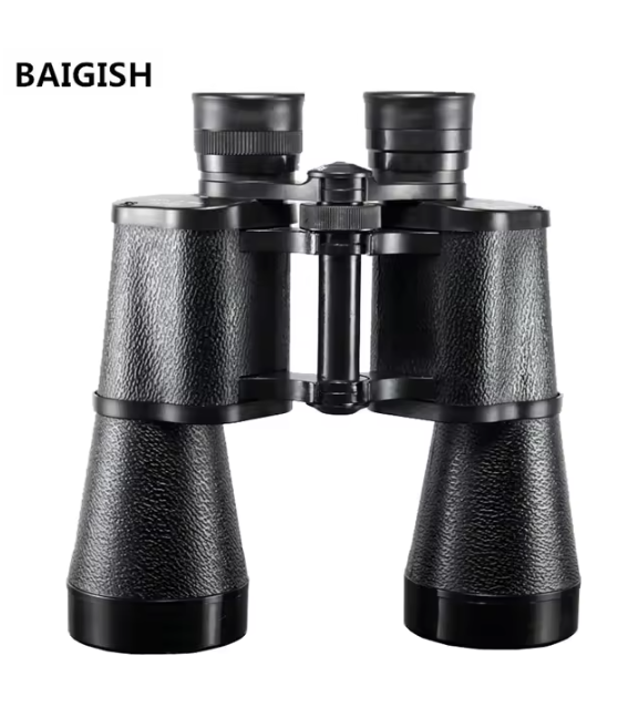 2021 New 10X50 Binoculars Telescope Eyepiece HD Professional Powerful Russian Military Hunting Field-Glasses Lens Blue Bak4