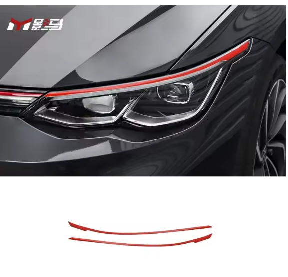 Car Led Red Stickers Car Sticker Headlight Decal Headlight Stickers For Car For vw golf 8 mk8 accessory