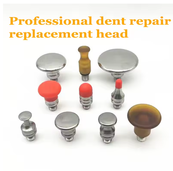 Car dent repair tool replacement head body dent repair flattening rubber accessories head suitable for M8 threaded connection