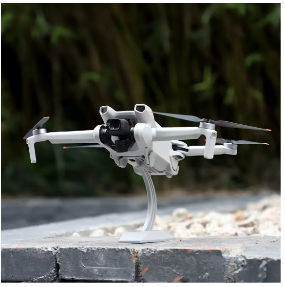 Desktop Display Rack Plastic Grey UAV Exhibition Mount Steady Support for DJI Mini 3 Pro for Mini 2 SE/Mini 2/Mini SE/Mavic Mini