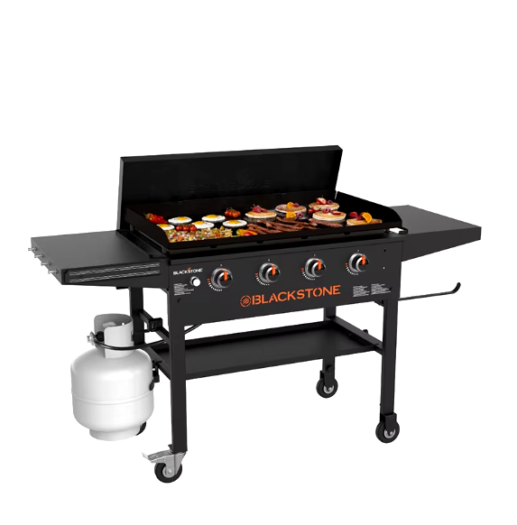 Blackstone 4-Burner 36" Griddle Cooking Station with Hard Cover