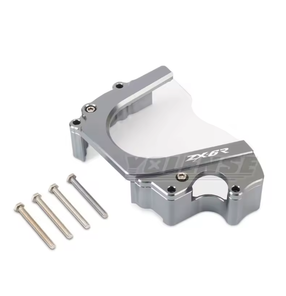 Motorcycle CNC Aluminium Front Sprocket Cover Chain Guard Crash Protector For ZX-6R ZX6R ZX 6R 2019-2025