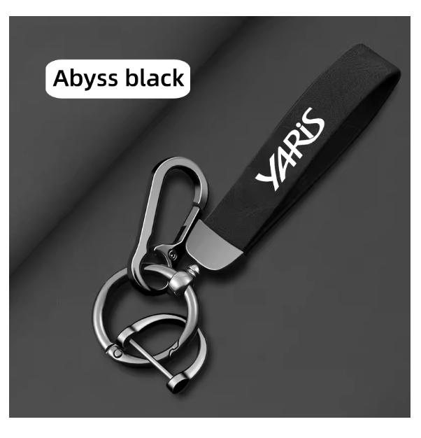For Toyota Yaris 2004 2008 2018 Car Logo Key Chains Business Gifts Keychain Holder Key Rings Lanyard Auto Interior Accessories
