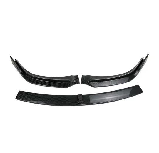 Front Bumper Splitter Lip Spoiler Diffuser Guard Cover Body Kits For Tesla Model S / Model S Plaid 2021 2022 2023 Gloss Black