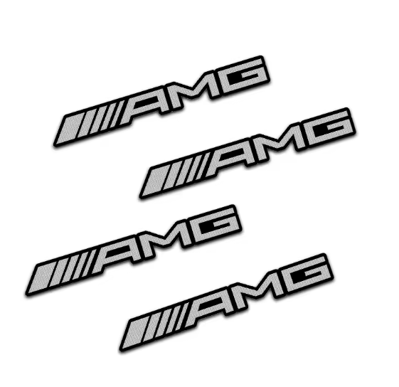 3D Car Styling Sticker Aluminum Emblem interior Speaker audio Badge for Mercedes Benz AMG C180 C200 C260 C300 W108 W124 W126