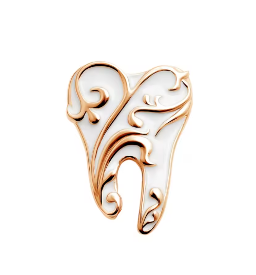 Medsor Dental Tooth Pins Brooch Creative Stomatology Dentist Medical Jewelry Lapel Lanyard Bag Coat Badge Accessories Gifts