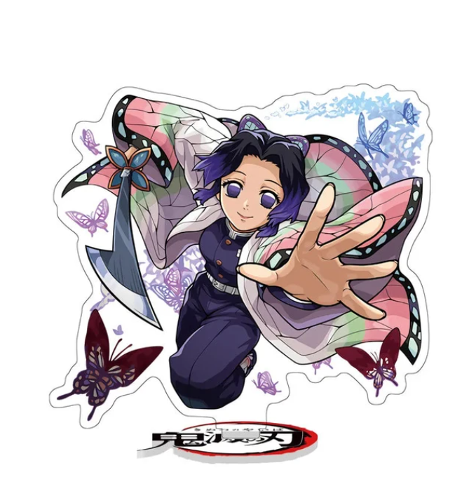 Demon Slayer Animation Comics Peripheral Toys Tanjitou Inosuke Nezuko Acrylic Stand-Up Sign Anime Action Figure Model Collection