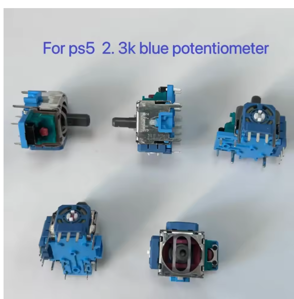 150pcs Original New 3D Analog Joystick Grip Stick Sensor Module 2.3K Blue Potentiometer for Sony PS5 Dualsense Gamepad
