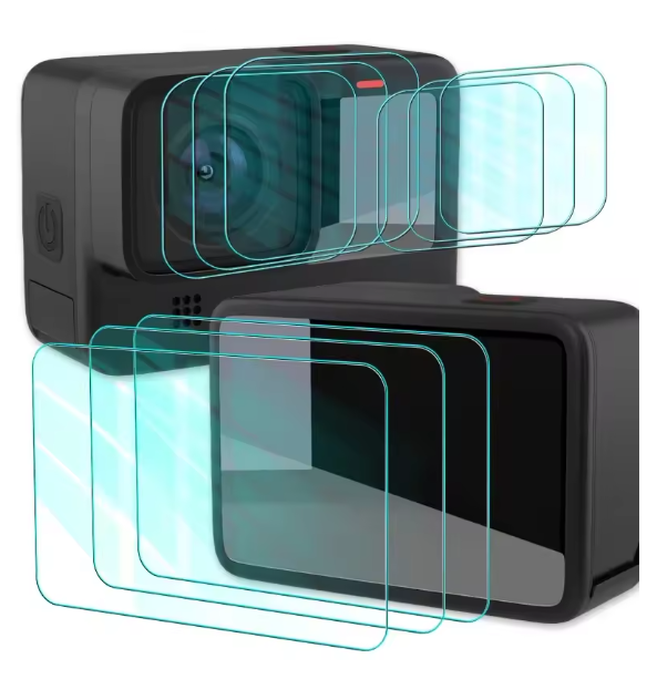 1-9Pcs HD Tempered Glass Screen Protector for GoPro Hero 13 12 11 10 9 Black Camera Lens Protective Film Front Back Screen Glass