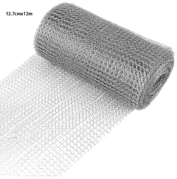 3/6/9/12/15M Metal Mesh Wire Mesh Rabbit Rodent Protection Stainless Steel Mesh Filter Wire Mesh Insect Screen for Hole Filler
