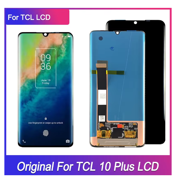 Black Original For TCL 10 Plus 10Plus T782H LCD Display Touch Screen Assembly