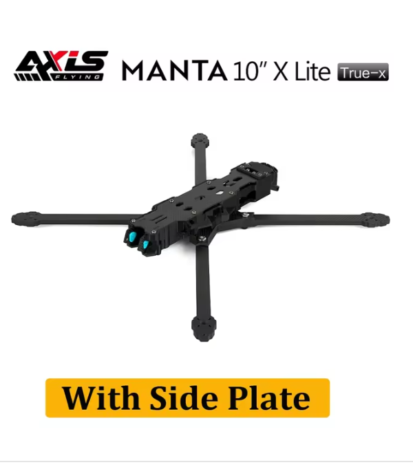 Axisflying MANTA10" Lite 10inch FPV Freestyle Drone Ture X Frame Kit 402mm Wheelbase T700 Carbon Compatible 10inch Propeller